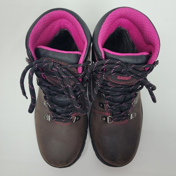 Avenger Work Boots Womens A7675 Industrial & Construction Brown Shoes Size 7.5W - Picture 7 of 13